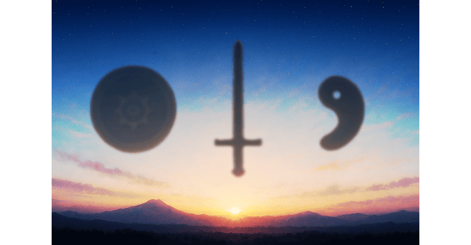 Symbols of the Three Sacred Treasures