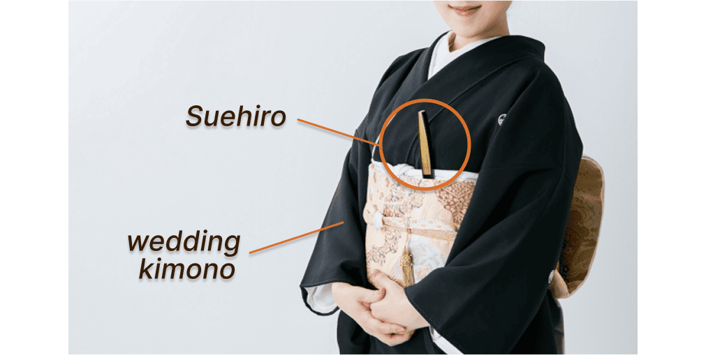 Wedding kimono and Suehiro