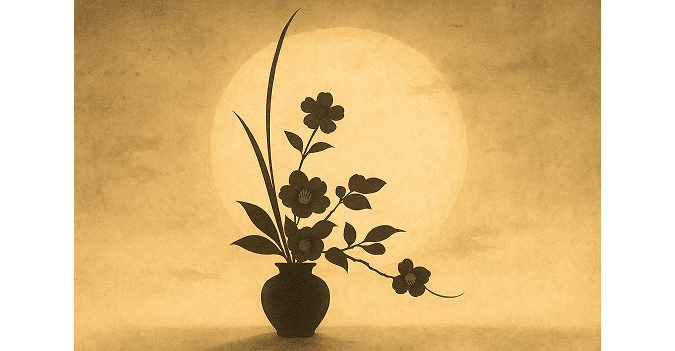 The beauty of ikebana does not shout—it whispers