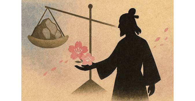 An image of Ninigi choosing beauty over immortality