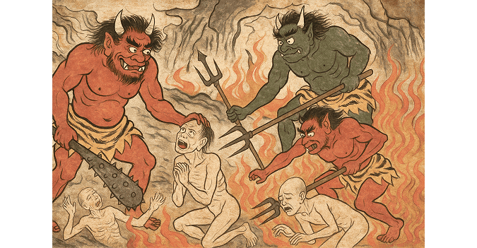 Gaki—demons in hell
