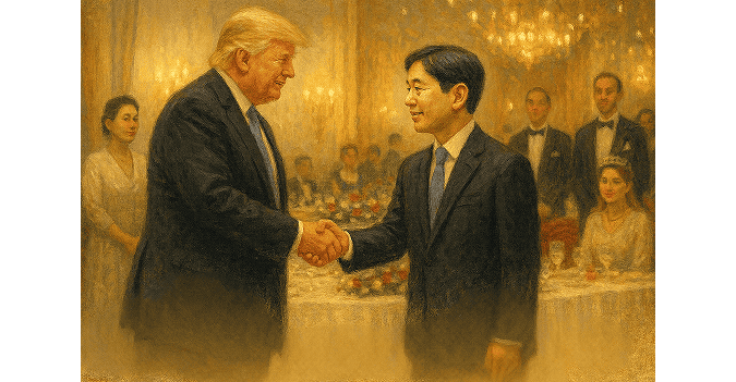 The Emperor warmly welcomes foreign guests
