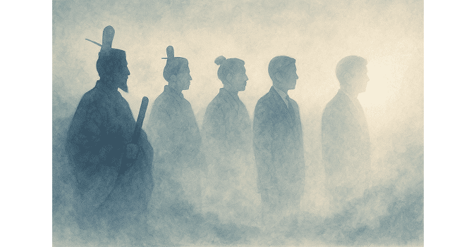 The image of the imperial lineage passed down since ancient times