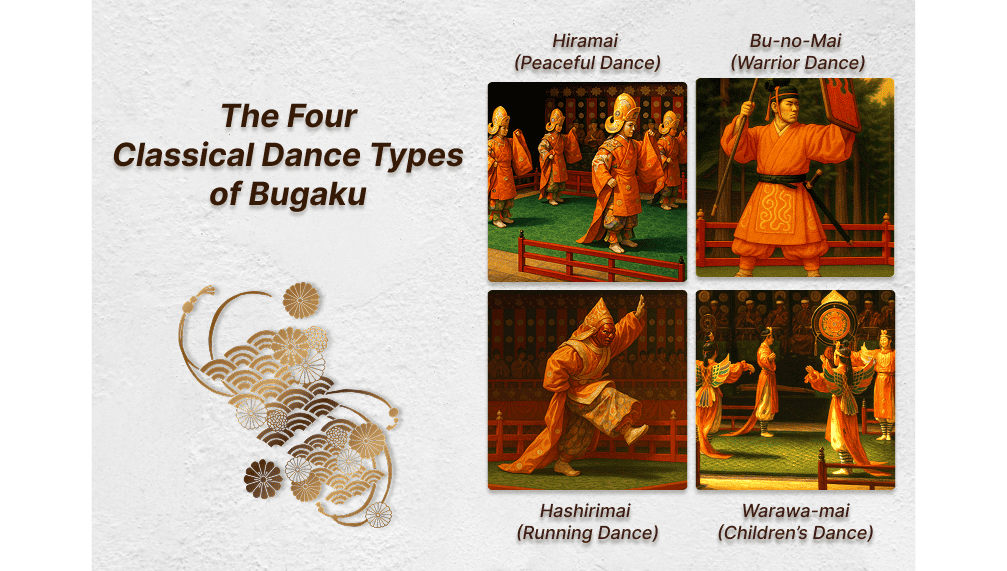 The Four Classical Dance Types of Bugaku