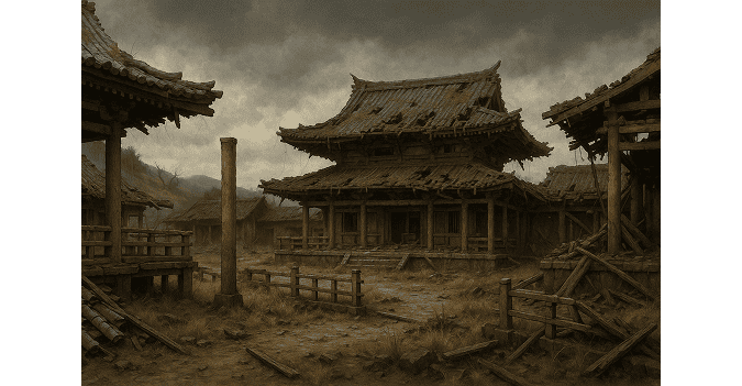 The capital fell into ruin and gagaku faced a crisis