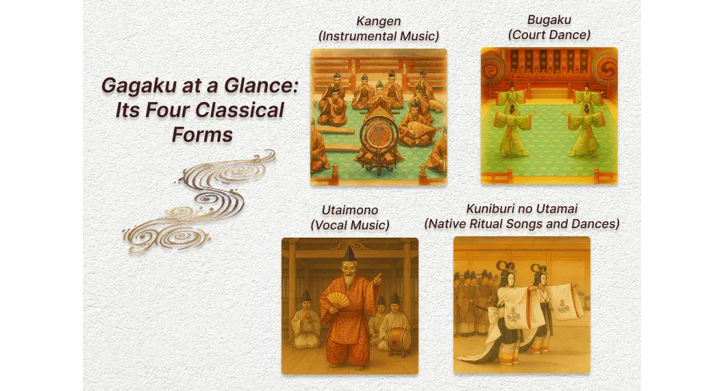 Gagaku at a Glance: Its Four Classical Forms