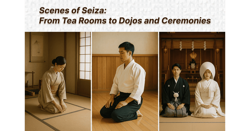 Scenes of Seiza: From Tea Rooms to Dojos and Ceremonies