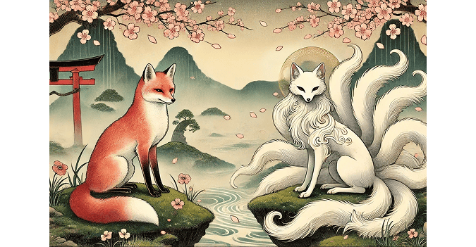 fox and nine-tailed fox