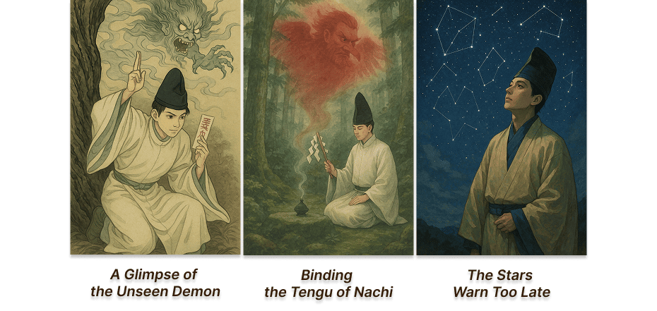 A Glimpse of a Demon, Sealing a Tengu in Nachi, and A Warning Too Late