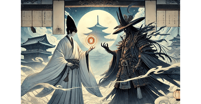 An image Seimei vs. Ashiya Dōman