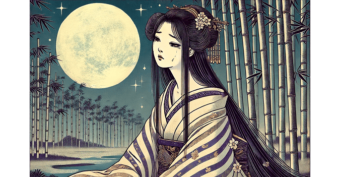 kaguya-hime is crying