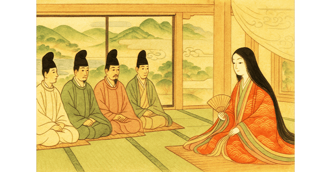 noblemen wish to marry kaguya-hime