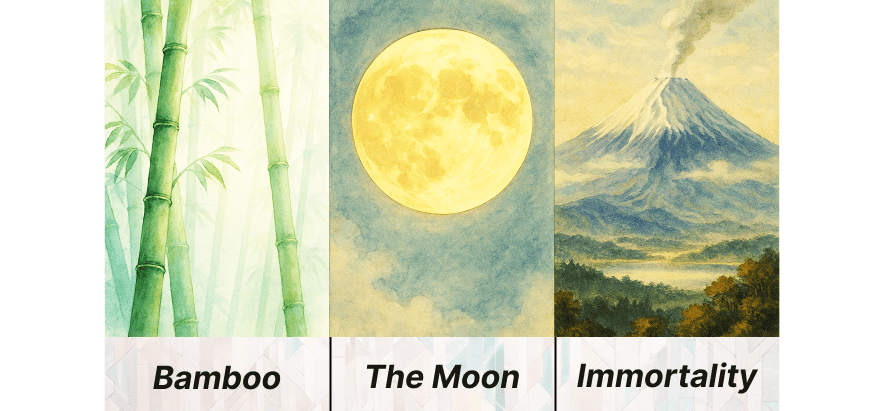 bamboo, the moon, and immortality