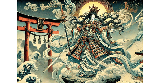 An image of the powerful and sacred Takemikazuchi-no-Kami