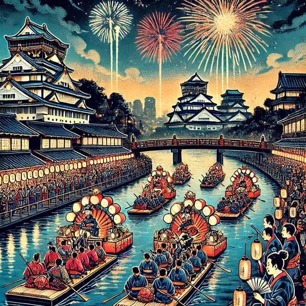 Tenjin Matsuri: Osaka’s Historic Festival of Fireworks, Boats, and Community Spirit