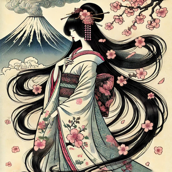 Konohanasakuya-hime: The Cherry Blossom Goddess of Japan