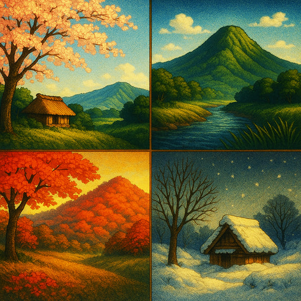 The Four Seasons of Japan: A Year Rich in Nature and Tradition