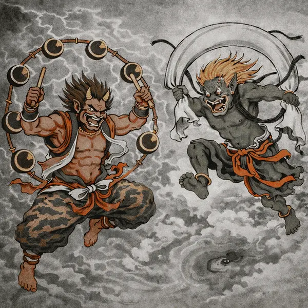 Fūjin and Raijin: From Ancient Myth to Japan’s Storm Gods